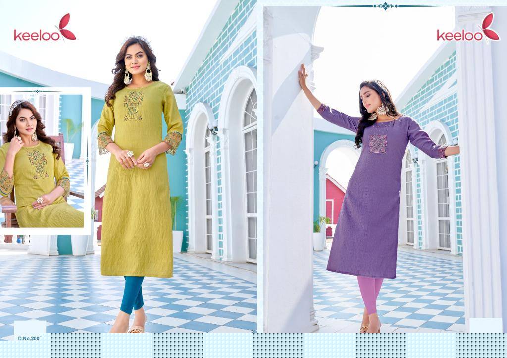 Pagalee Vol-2 By Keeloo 2001 To 2006 Series Beautiful Stylish Fancy Colorful Casual Wear & Ethnic Wear & Ready To Wear Viscose Silk With Work Kurtis At Wholesale Price