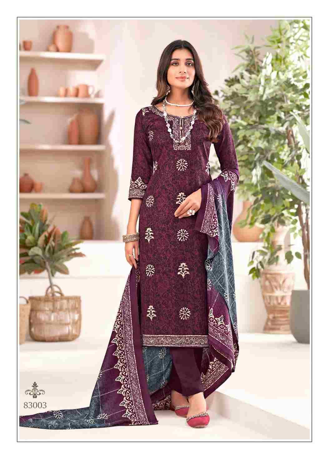 Sadhna By Skt Suits 83001 To 83008 Series Beautiful Festive Suits Stylish Fancy Colorful Casual Wear & Ethnic Wear Pashmina Print Dresses At Wholesale Price