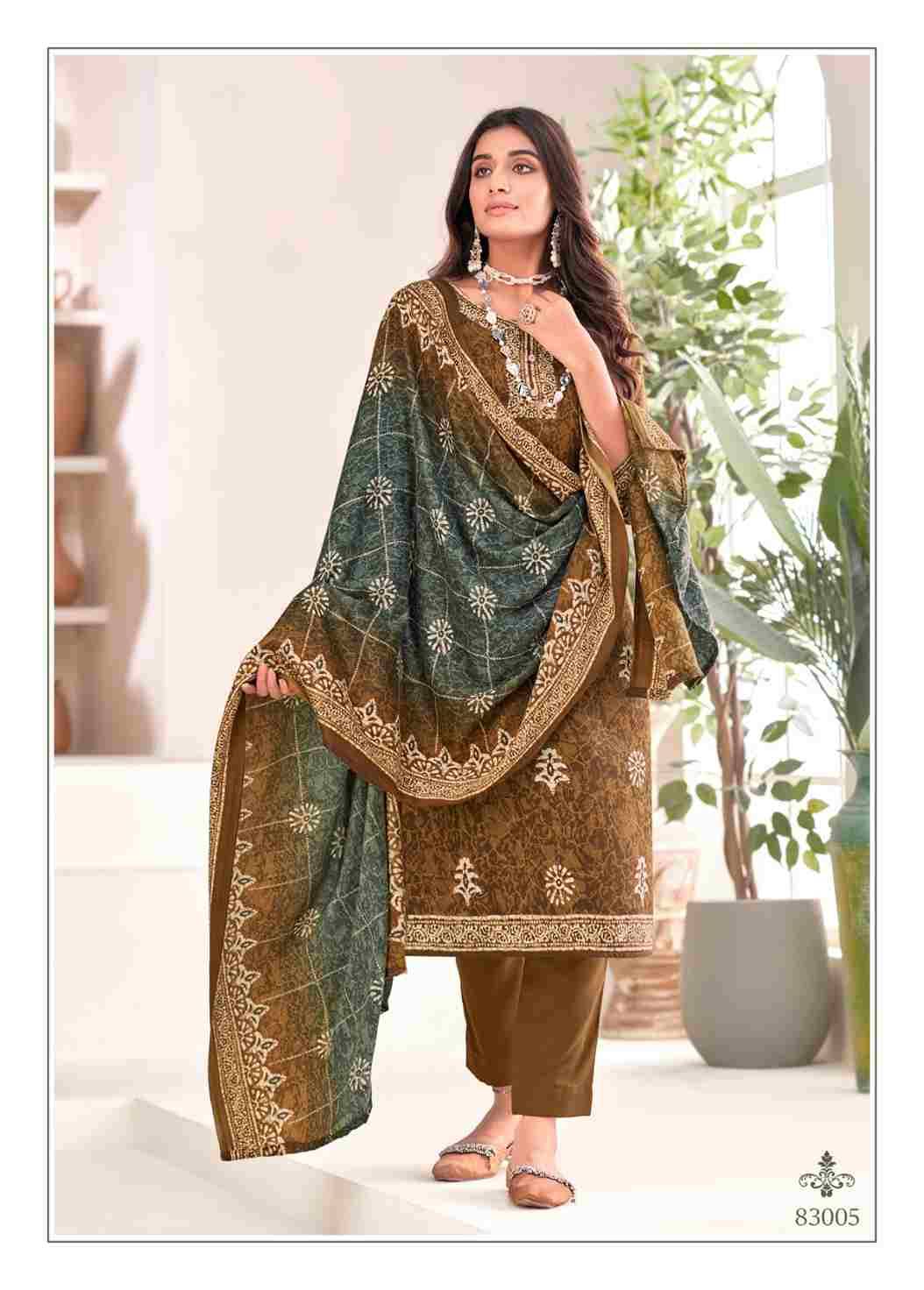 Sadhna By Skt Suits 83001 To 83008 Series Beautiful Festive Suits Stylish Fancy Colorful Casual Wear & Ethnic Wear Pashmina Print Dresses At Wholesale Price