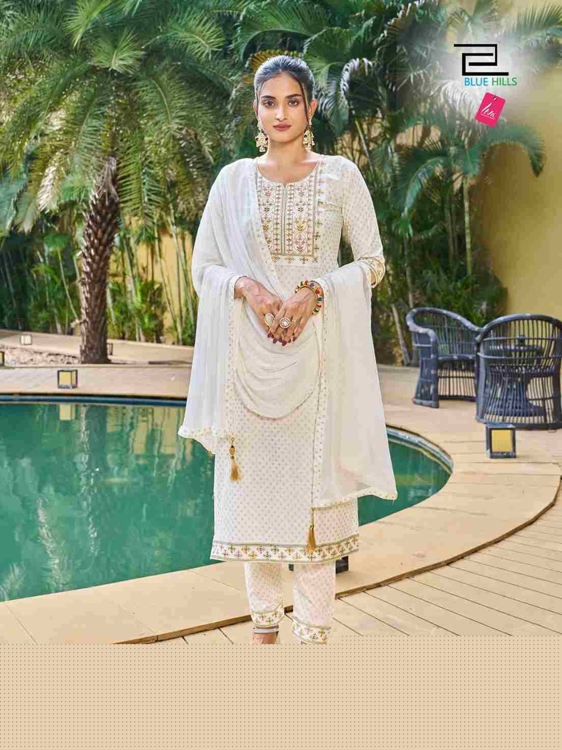 Jailer By Blue Hills 1001 To 1005 Series Beautiful Festive Suits Colorful Stylish Fancy Casual Wear & Ethnic Wear Rayon Foil Dresses At Wholesale Price