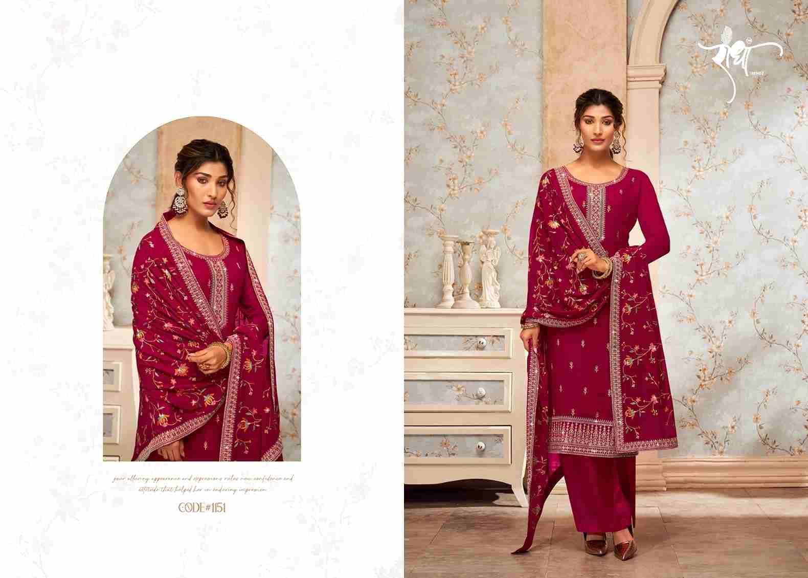 Savariya By Radha Trendz 1151 To 1155 Series Beautiful Stylish Festive Suits Fancy Colorful Casual Wear & Ethnic Wear & Ready To Wear Georgette Embroidered Dresses At Wholesale Price