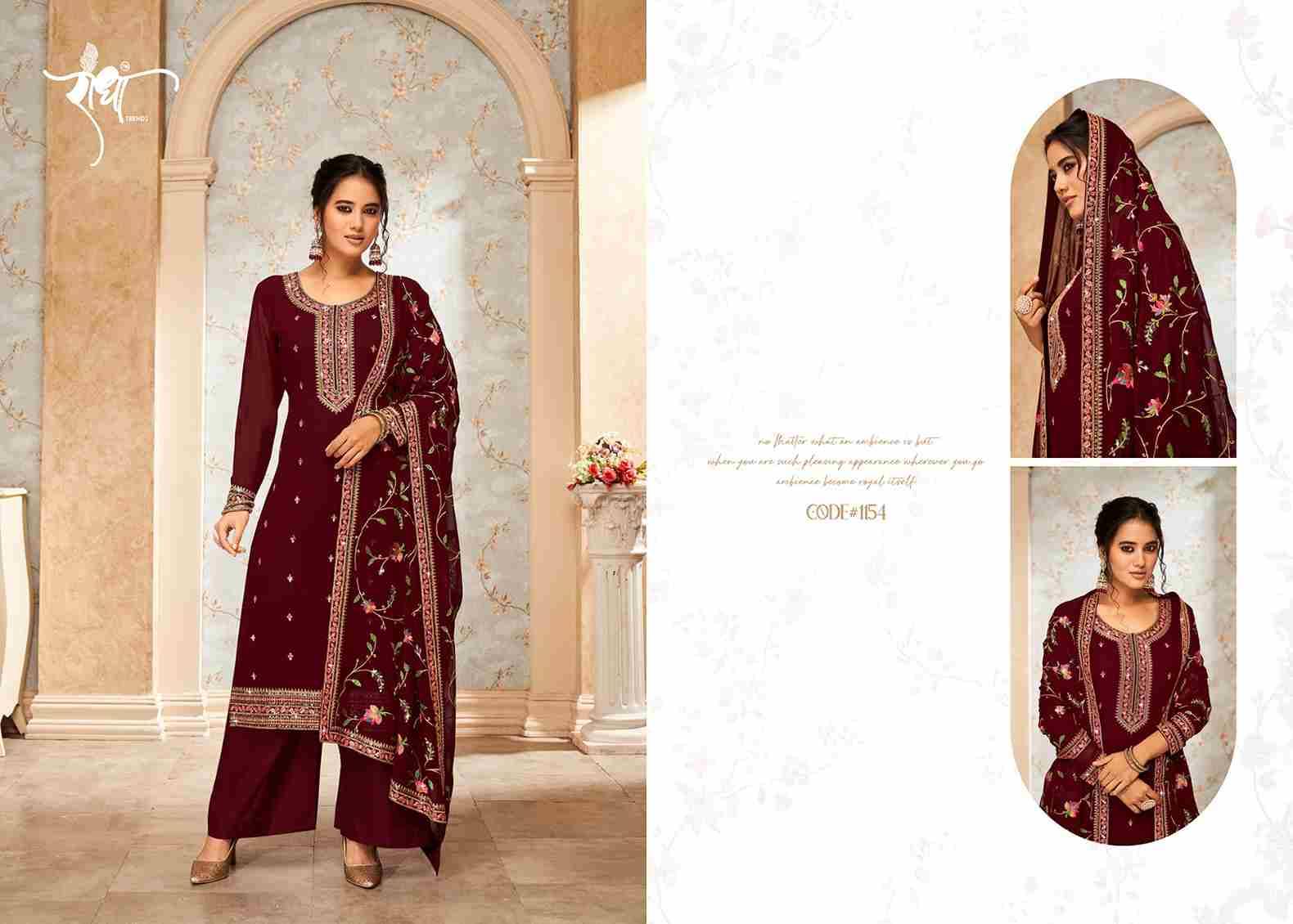 Savariya By Radha Trendz 1151 To 1155 Series Beautiful Stylish Festive Suits Fancy Colorful Casual Wear & Ethnic Wear & Ready To Wear Georgette Embroidered Dresses At Wholesale Price