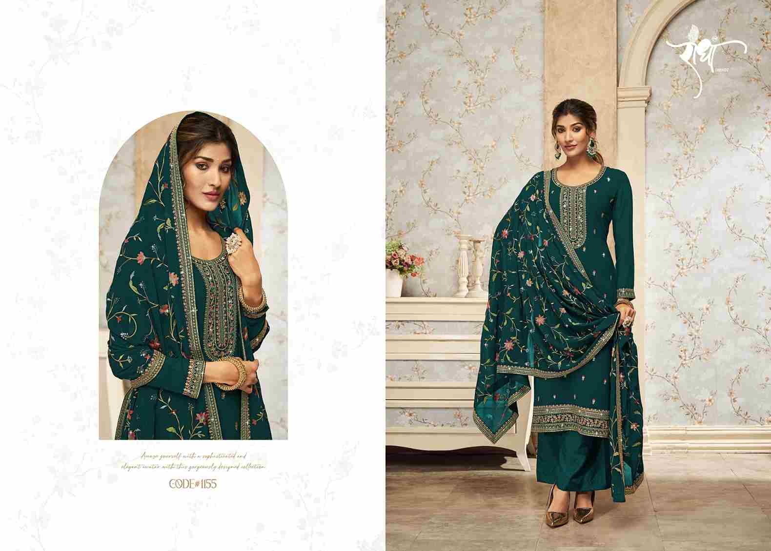 Savariya By Radha Trendz 1151 To 1155 Series Beautiful Stylish Festive Suits Fancy Colorful Casual Wear & Ethnic Wear & Ready To Wear Georgette Embroidered Dresses At Wholesale Price