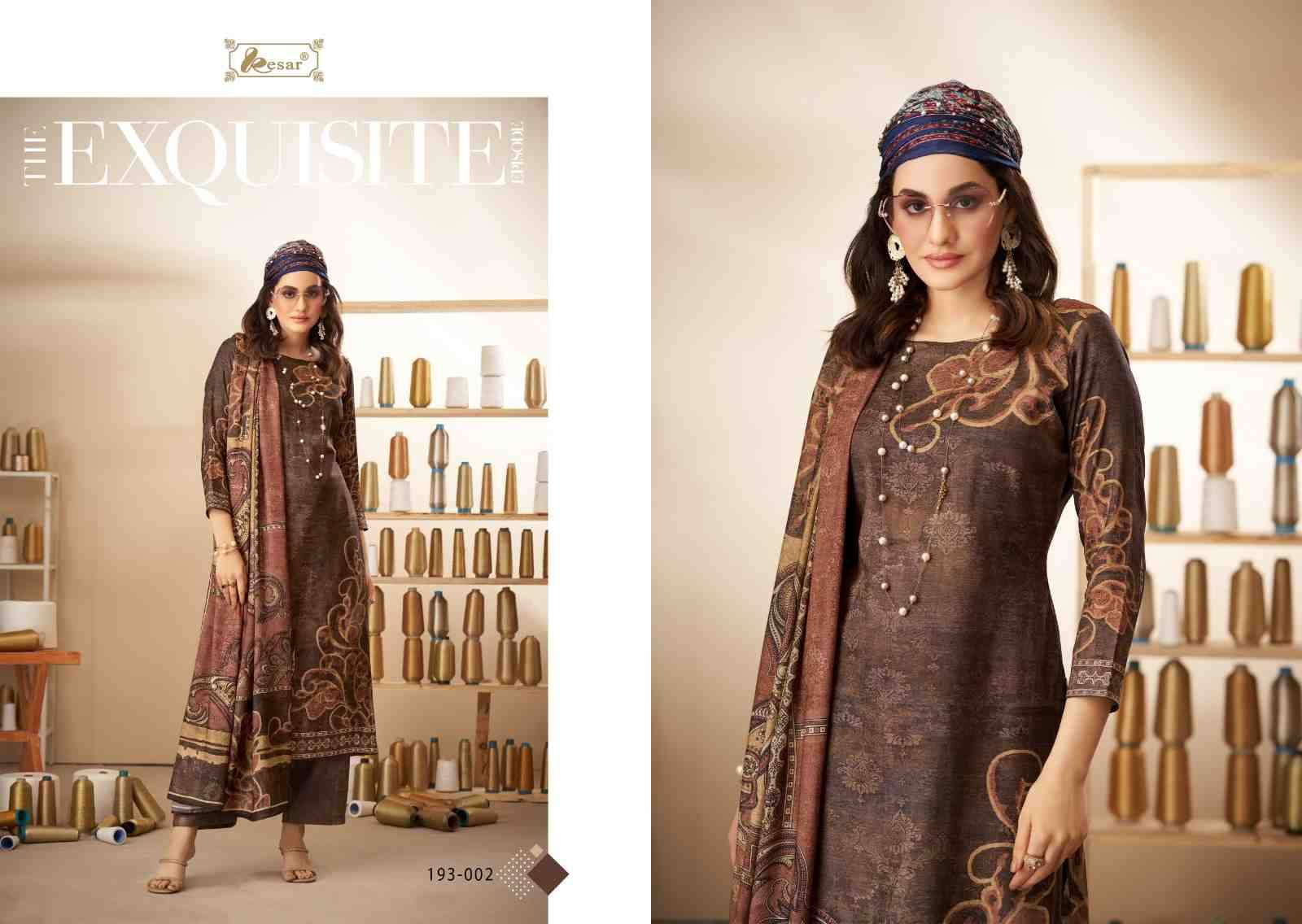 Zara Queen By Kesar 193-001 To 193-006 Series Beautiful Festive Suits Colorful Stylish Fancy Casual Wear & Ethnic Wear Pure Viscose Silk Embroidered Dresses At Wholesale Price