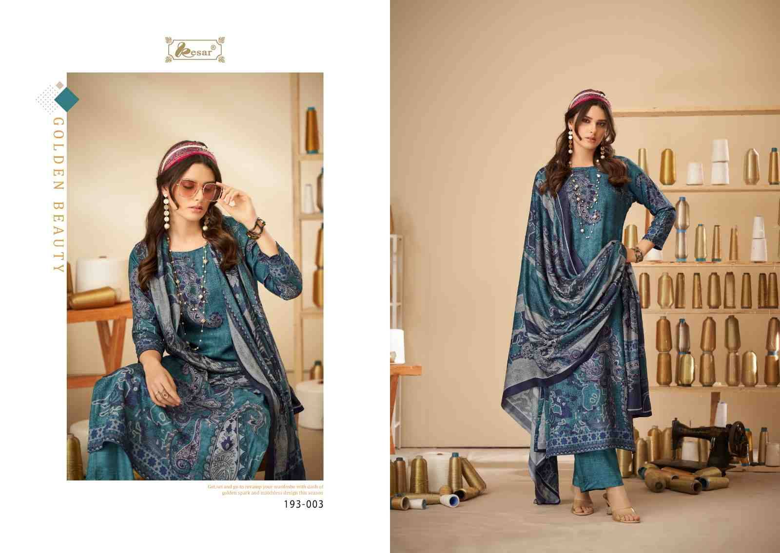 Zara Queen By Kesar 193-001 To 193-006 Series Beautiful Festive Suits Colorful Stylish Fancy Casual Wear & Ethnic Wear Pure Viscose Silk Embroidered Dresses At Wholesale Price