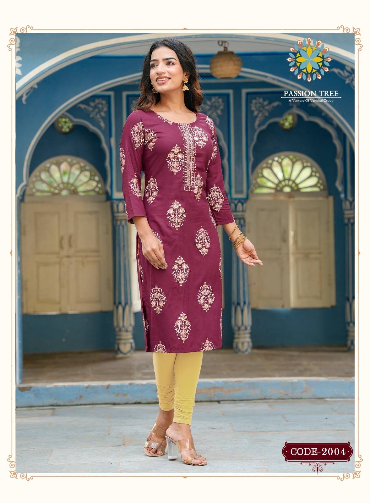 Albeli Vol-2 By Passion Tree 2001 To 2012 Series Designer Stylish Fancy Colorful Beautiful Party Wear & Ethnic Wear Collection Rayon Embroidered Kurtis At Wholesale Price
