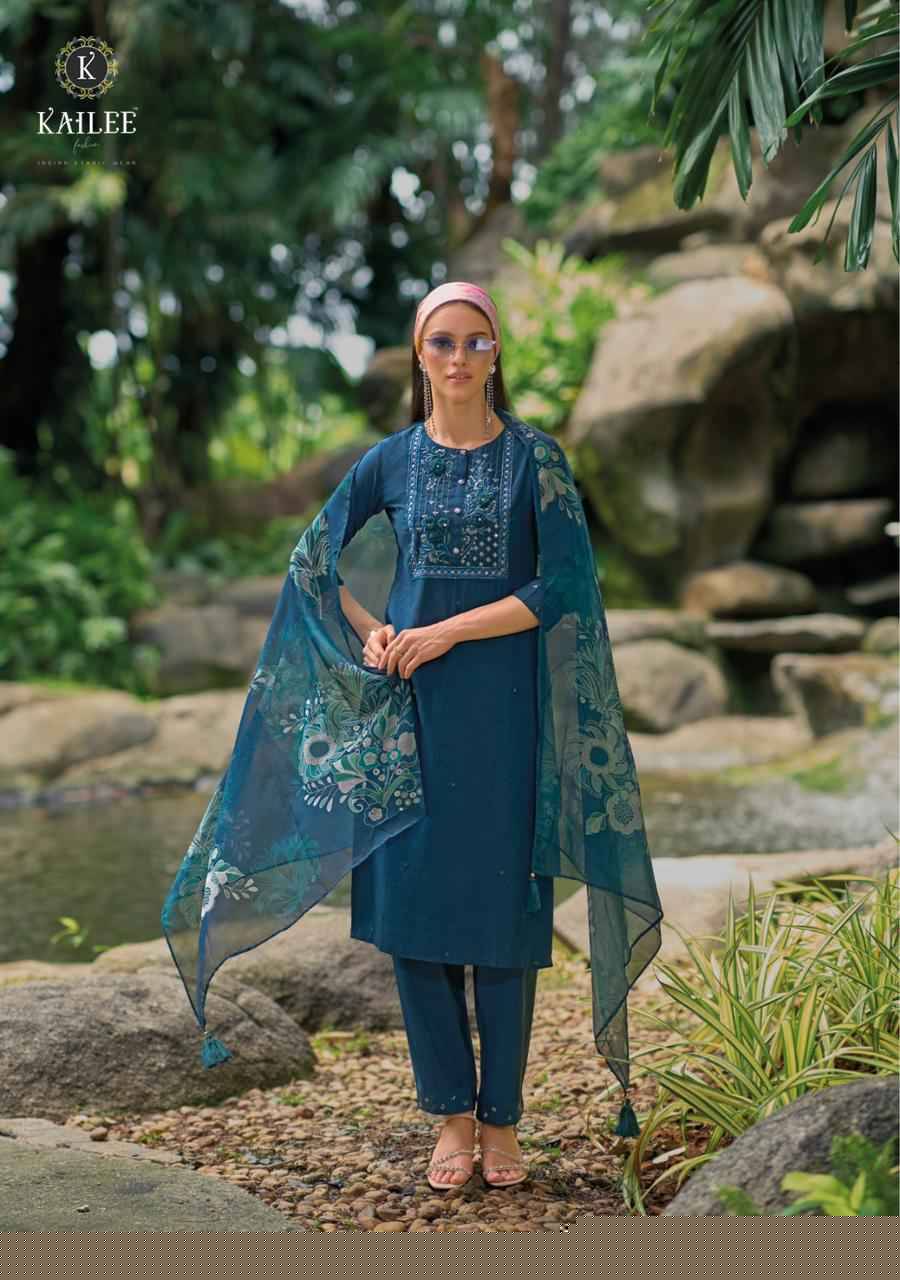Humsafar By Kailee 42371 To 42376 Series Beautiful Festive Suits Stylish Fancy Colorful Casual Wear & Ethnic Wear Viscose Silk Dresses At Wholesale Price