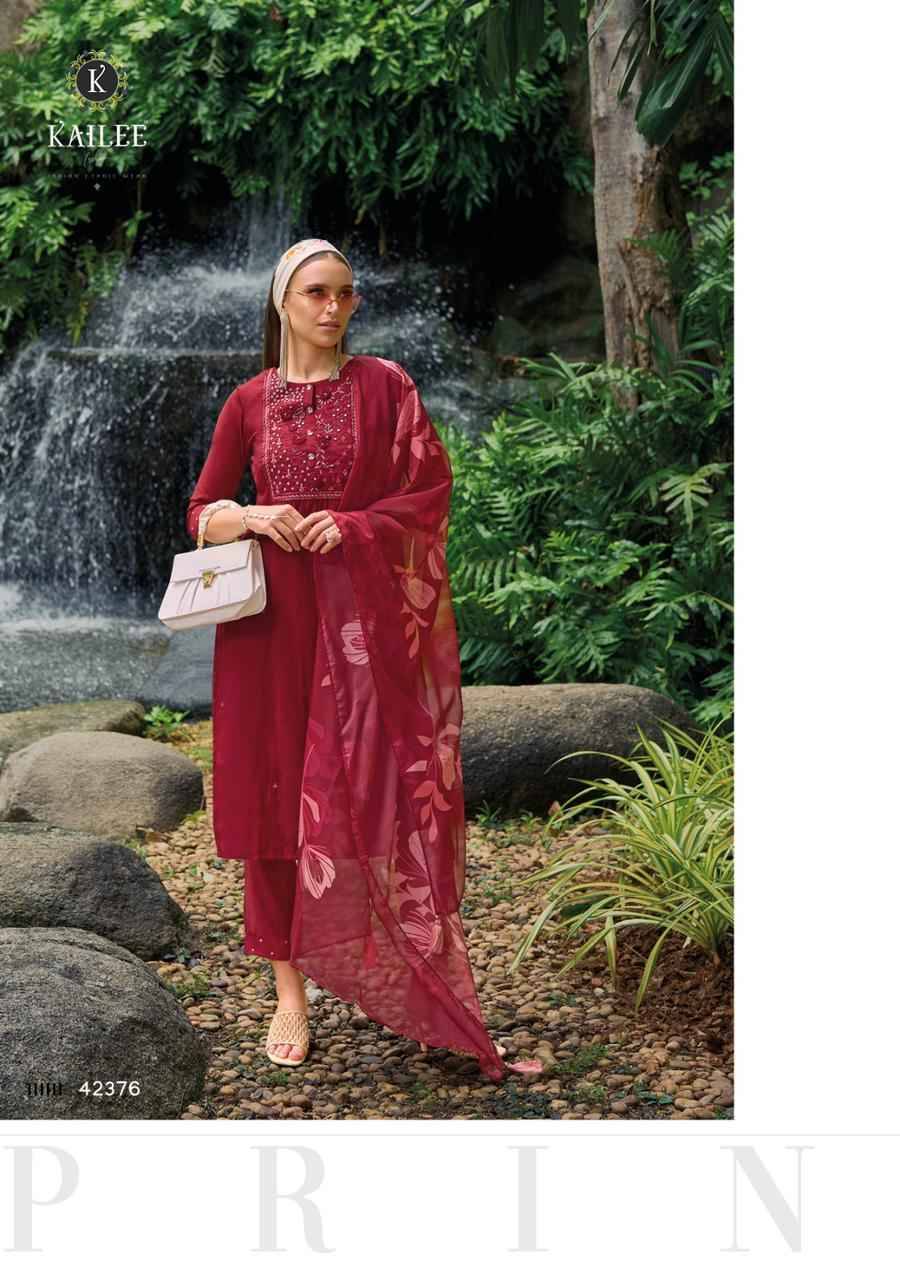 Humsafar By Kailee 42371 To 42376 Series Beautiful Festive Suits Stylish Fancy Colorful Casual Wear & Ethnic Wear Viscose Silk Dresses At Wholesale Price