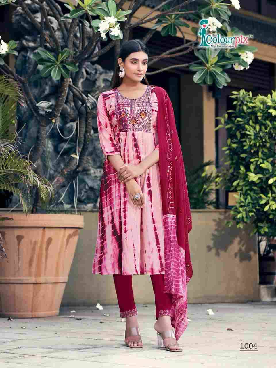 Noor Vol-1 By Colourpix 1001 To 1006 Series Beautiful Festive Suits Stylish Fancy Colorful Casual Wear & Ethnic Wear Pure Viscose Print Dresses At Wholesale Price