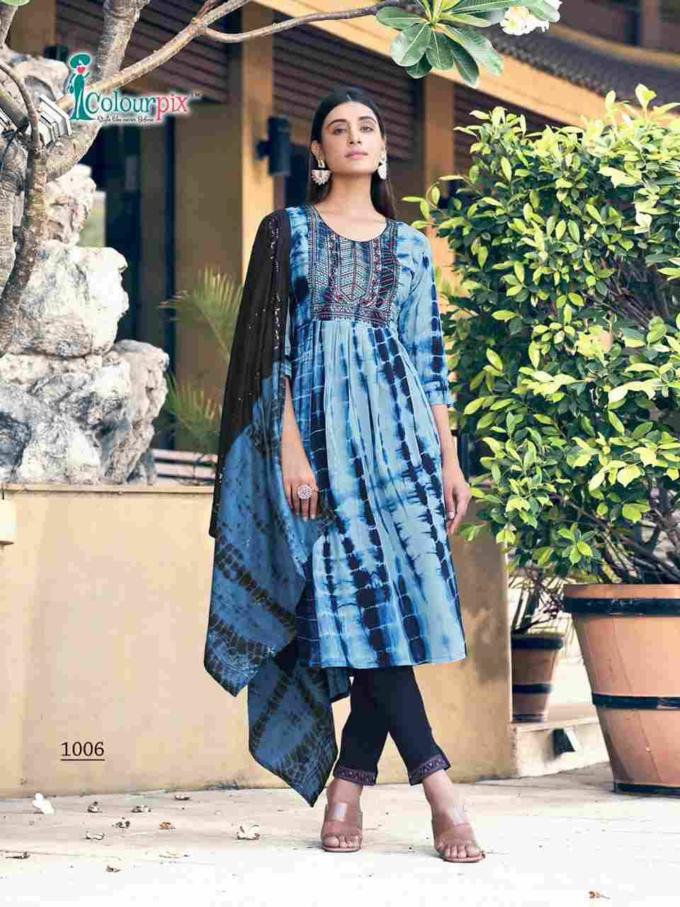 Noor Vol-1 By Colourpix 1001 To 1006 Series Beautiful Festive Suits Stylish Fancy Colorful Casual Wear & Ethnic Wear Pure Viscose Print Dresses At Wholesale Price