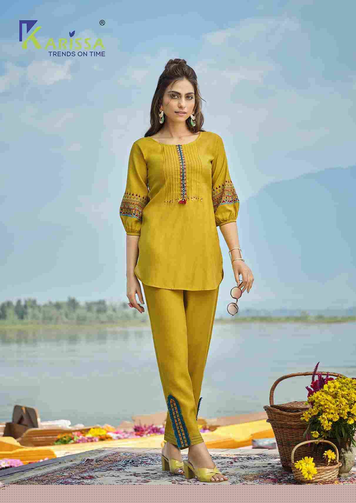 Isabella By Karissa 1001 To 1004 Series Designer Stylish Fancy Colorful Beautiful Party Wear & Ethnic Wear Collection Viscose Silk Co-Ord At Wholesale Price