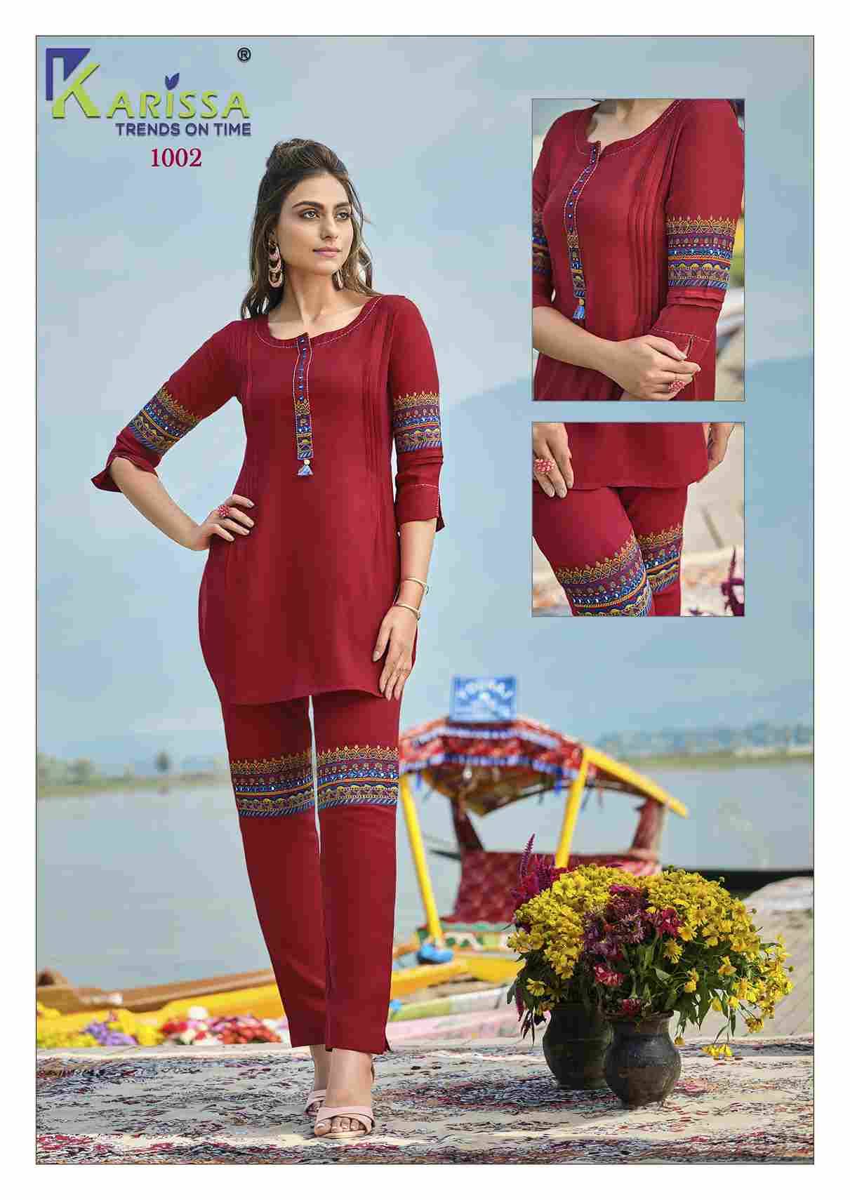 Isabella By Karissa 1001 To 1004 Series Designer Stylish Fancy Colorful Beautiful Party Wear & Ethnic Wear Collection Viscose Silk Co-Ord At Wholesale Price