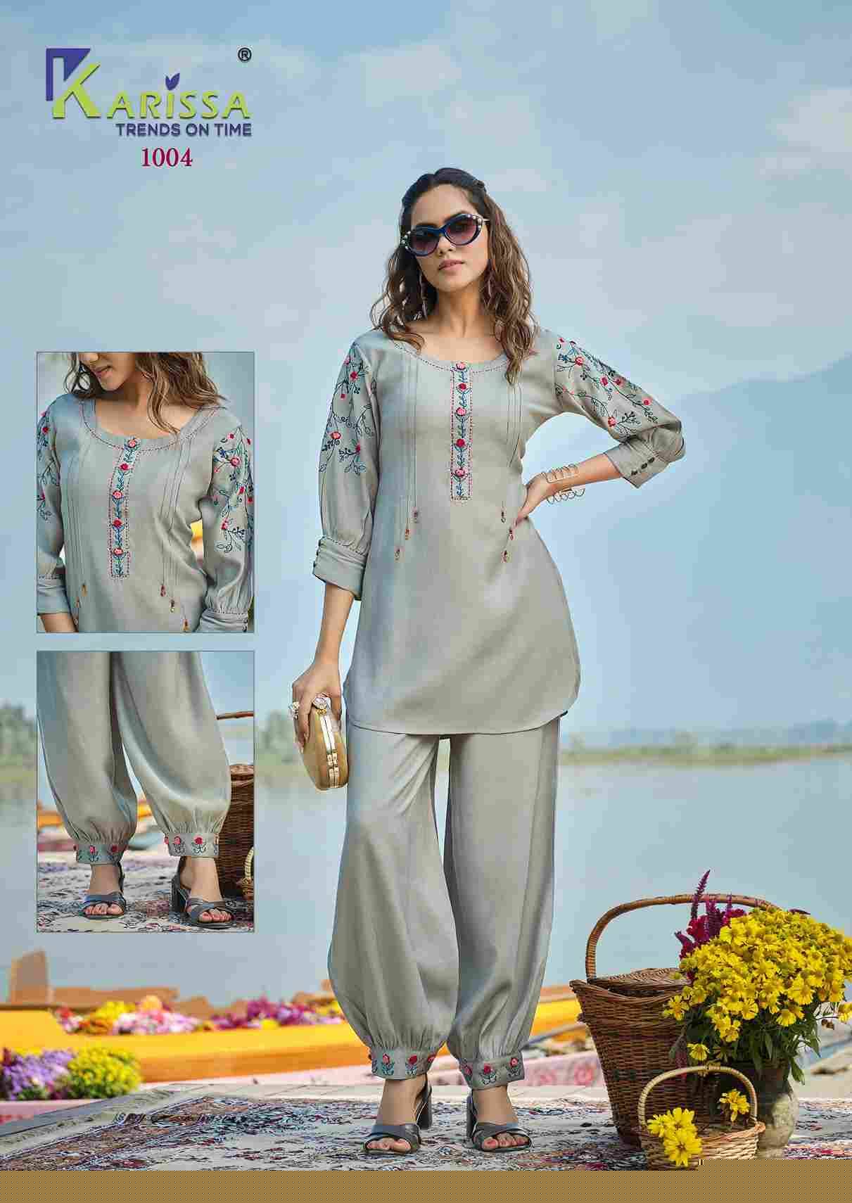 Isabella By Karissa 1001 To 1004 Series Designer Stylish Fancy Colorful Beautiful Party Wear & Ethnic Wear Collection Viscose Silk Co-Ord At Wholesale Price