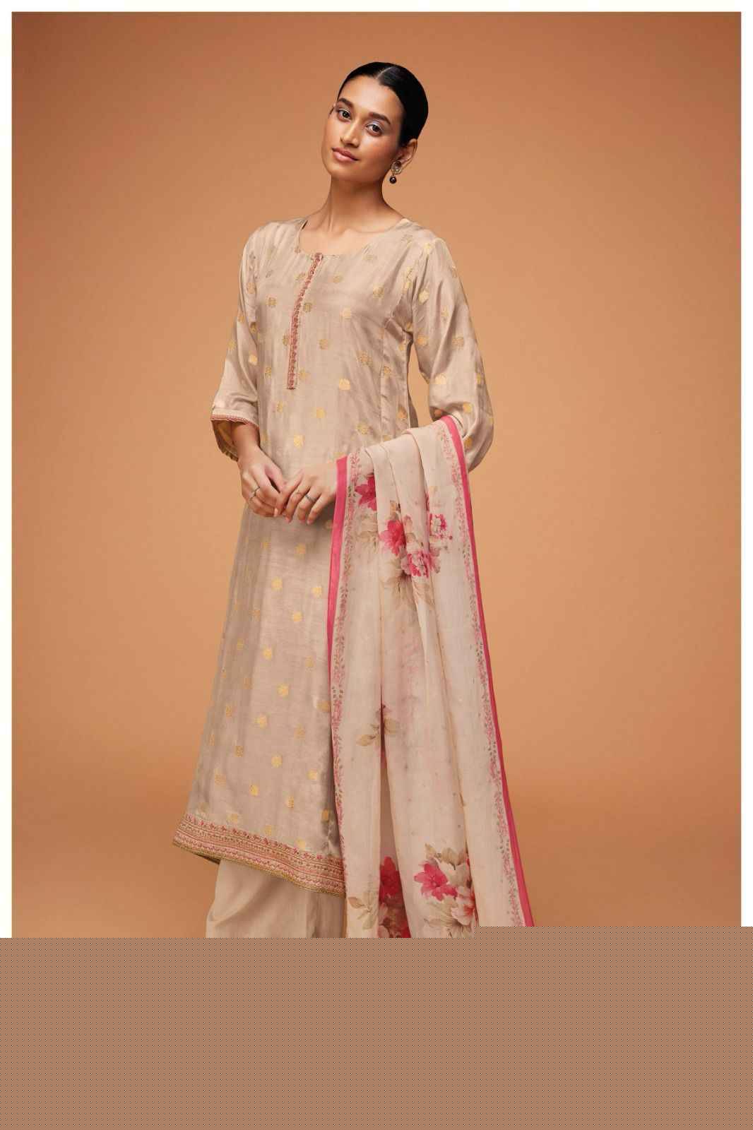 Omisha-1734 By Ganga Fashion 1734-A To 1734-B Series Beautiful Stylish Festive Suits Fancy Colorful Casual Wear & Ethnic Wear & Ready To Wear Premium Viscose Muslin Silk Dresses At Wholesale Price