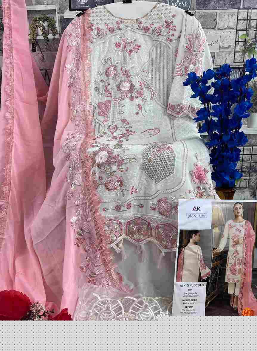 Aadab Vol-2 By Al Khushbu 5028-A To 5028-D Series Designer Pakistani Suits Beautiful Stylish Fancy Colorful Party Wear & Occasional Wear Faux Georgette With Embroidery Dresses At Wholesale Price