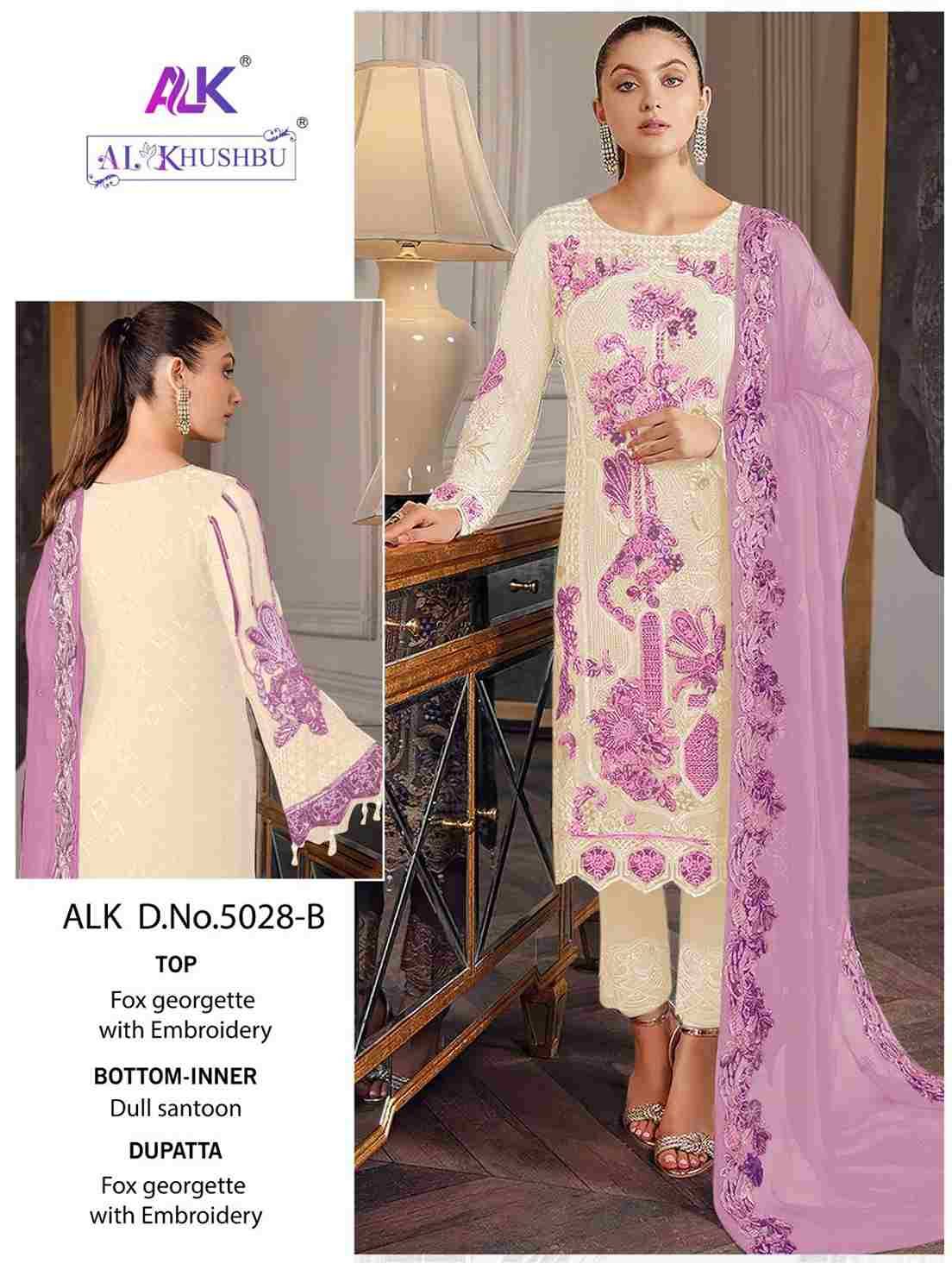 Aadab Vol-2 By Al Khushbu 5028-A To 5028-D Series Designer Pakistani Suits Beautiful Stylish Fancy Colorful Party Wear & Occasional Wear Faux Georgette With Embroidery Dresses At Wholesale Price