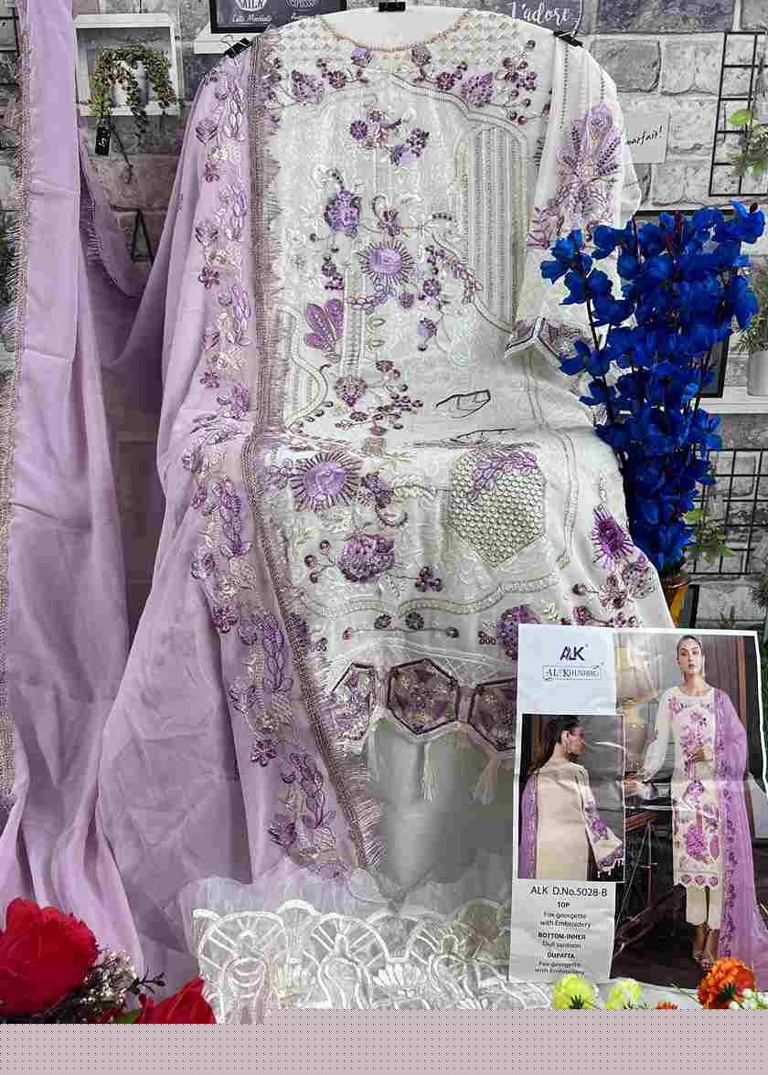 Aadab Vol-2 By Al Khushbu 5028-A To 5028-D Series Designer Pakistani Suits Beautiful Stylish Fancy Colorful Party Wear & Occasional Wear Faux Georgette With Embroidery Dresses At Wholesale Price