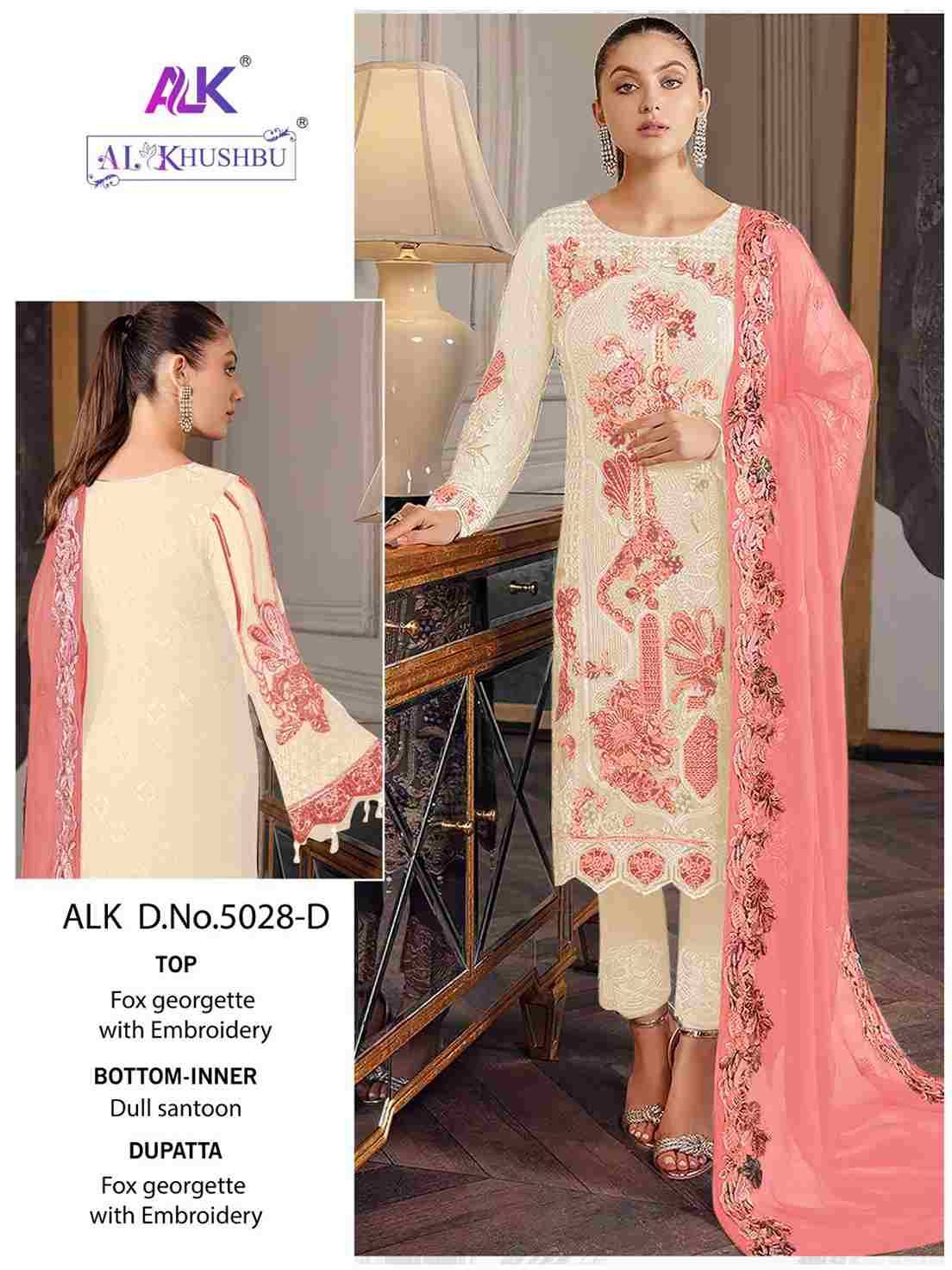 Aadab Vol-2 By Al Khushbu 5028-A To 5028-D Series Designer Pakistani Suits Beautiful Stylish Fancy Colorful Party Wear & Occasional Wear Faux Georgette With Embroidery Dresses At Wholesale Price