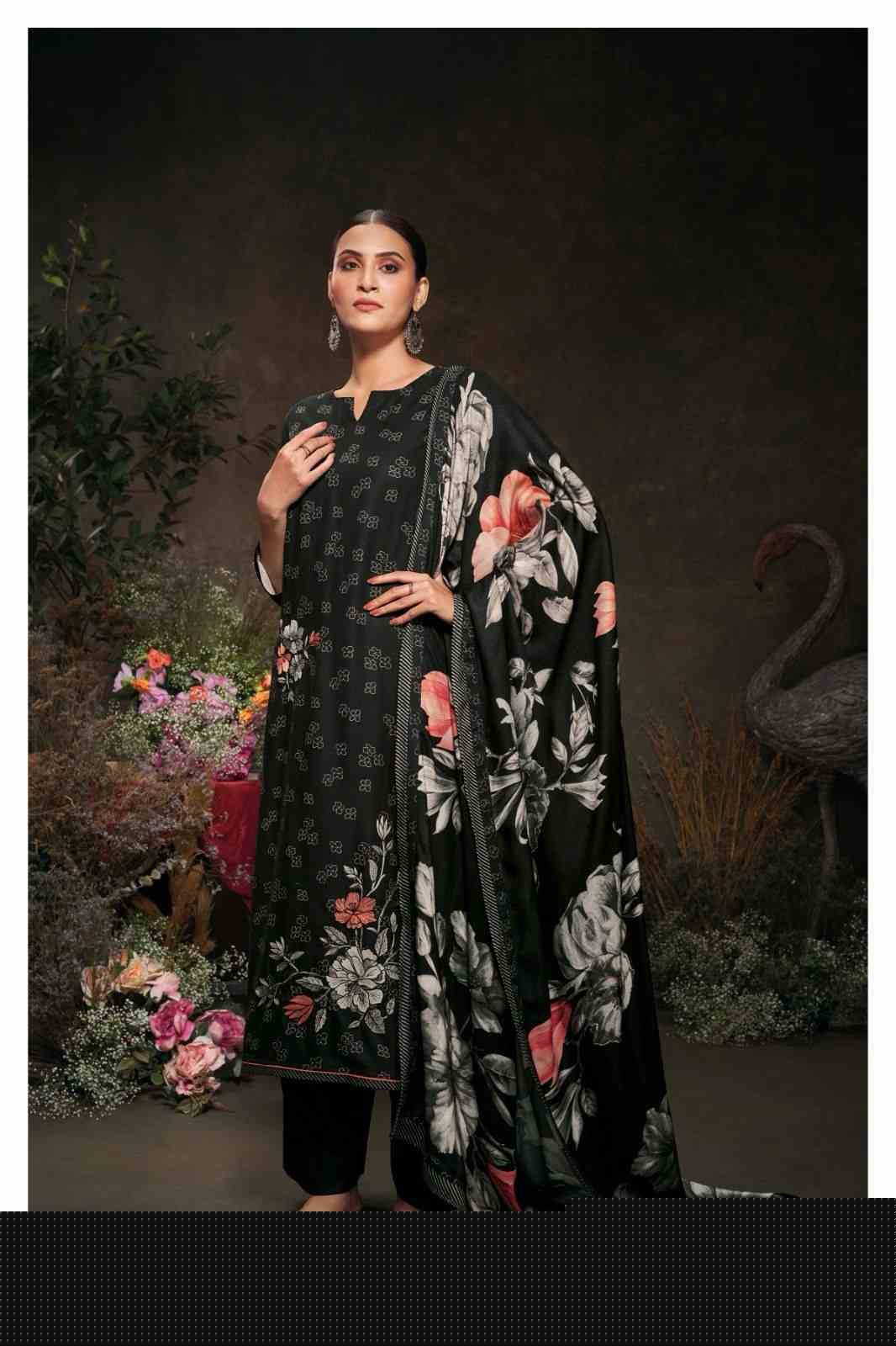 Jaya-2028 By Ganga Fashion 2028-A To 2028-D Series Designer Festive Suits Beautiful Stylish Fancy Colorful Party Wear & Occasional Wear Pure Pashmina Print With Work Dresses At Wholesale Price