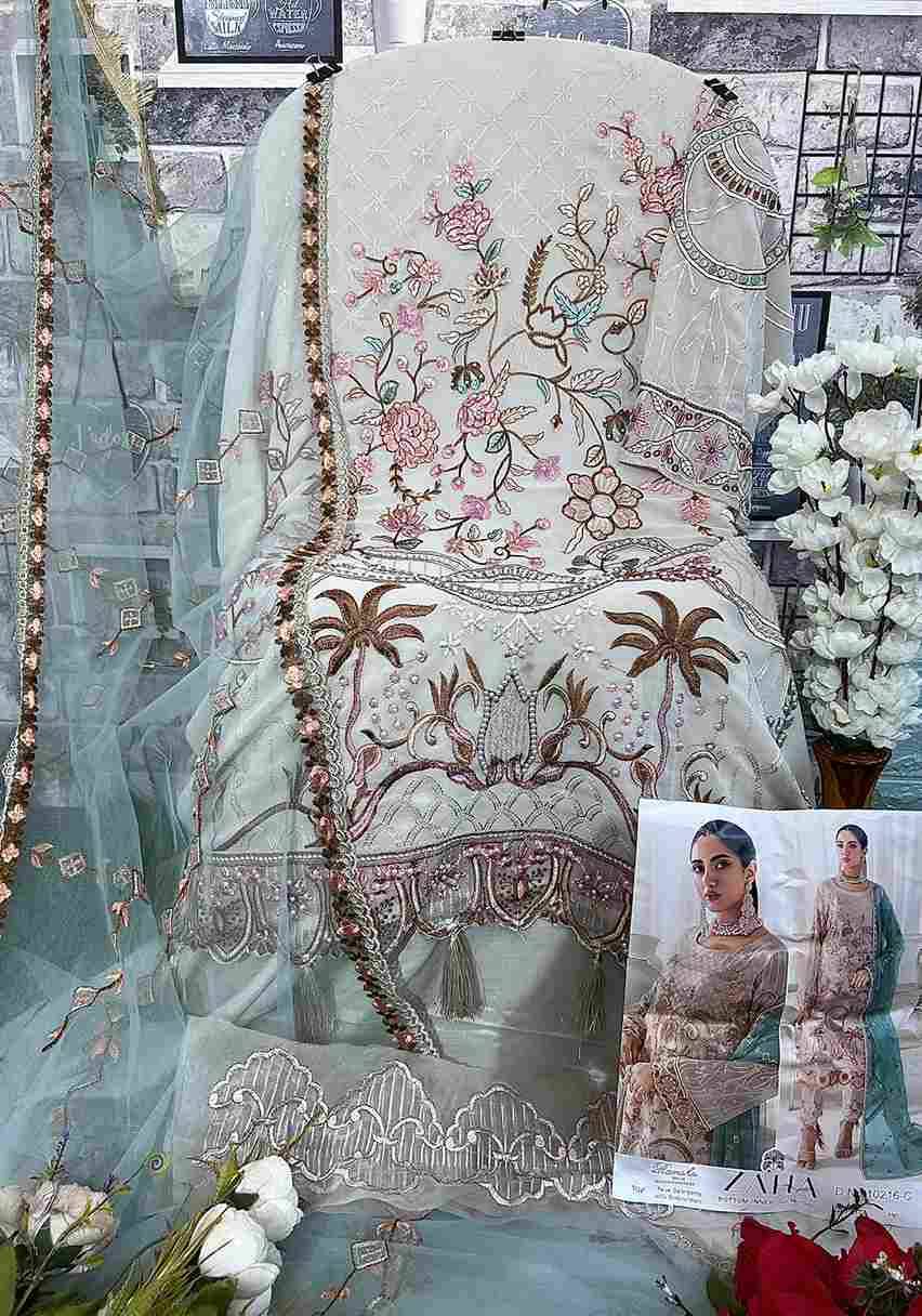 Ramsha Vol-14 By Zaha 10216-A To 10216-D Series Beautiful Stylish Pakistani Suits Fancy Colorful Casual Wear & Ethnic Wear & Ready To Wear Faux Georgette Dresses At Wholesale Price