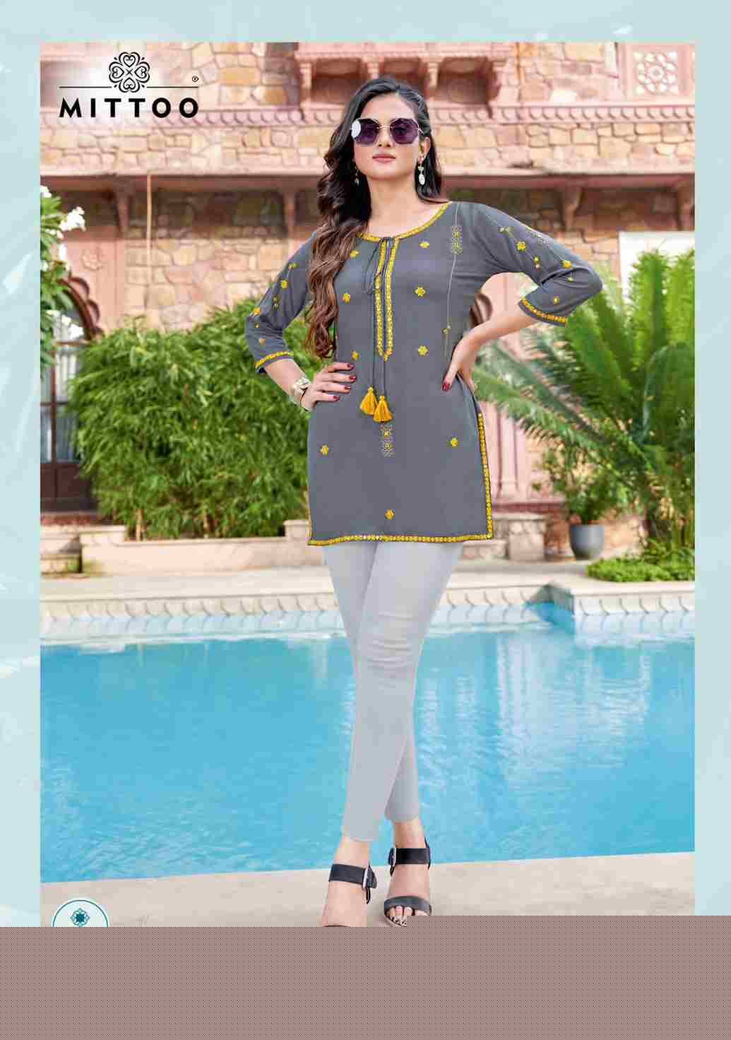 Softy By Mittoo 2001 To 2006 Series Designer Stylish Fancy Colorful Beautiful Party Wear & Ethnic Wear Collection Rayon Embroidery Tops At Wholesale Price
