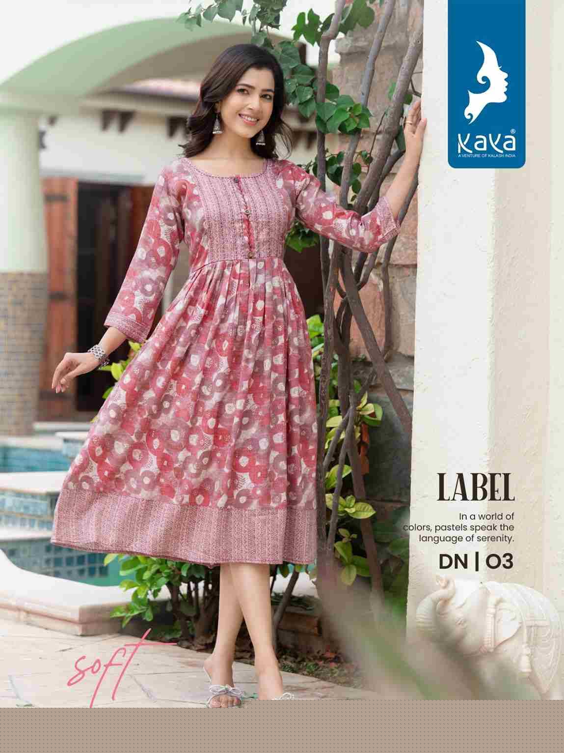 Label By Kaya 01 To 08 Series Designer Stylish Fancy Colorful Beautiful Party Wear & Ethnic Wear Collection Rayon Print Kurtis At Wholesale Price