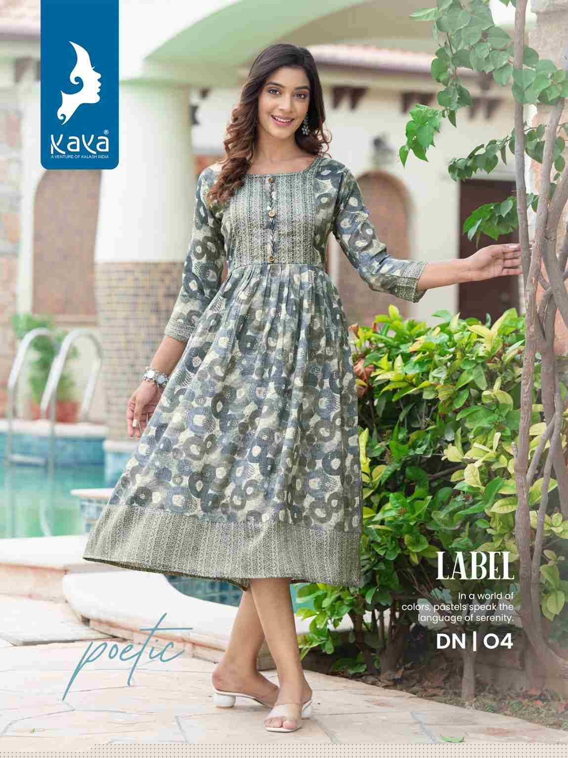 Label By Kaya 01 To 08 Series Designer Stylish Fancy Colorful Beautiful Party Wear & Ethnic Wear Collection Rayon Print Kurtis At Wholesale Price