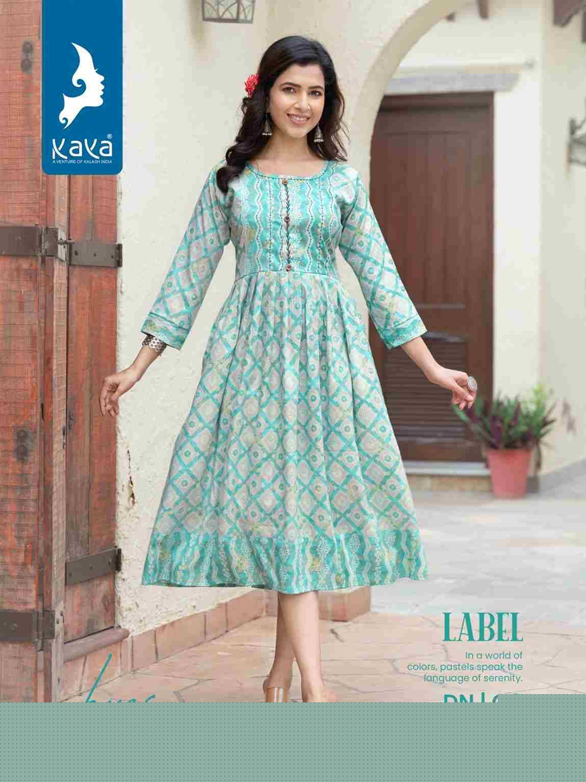 Label By Kaya 01 To 08 Series Designer Stylish Fancy Colorful Beautiful Party Wear & Ethnic Wear Collection Rayon Print Kurtis At Wholesale Price