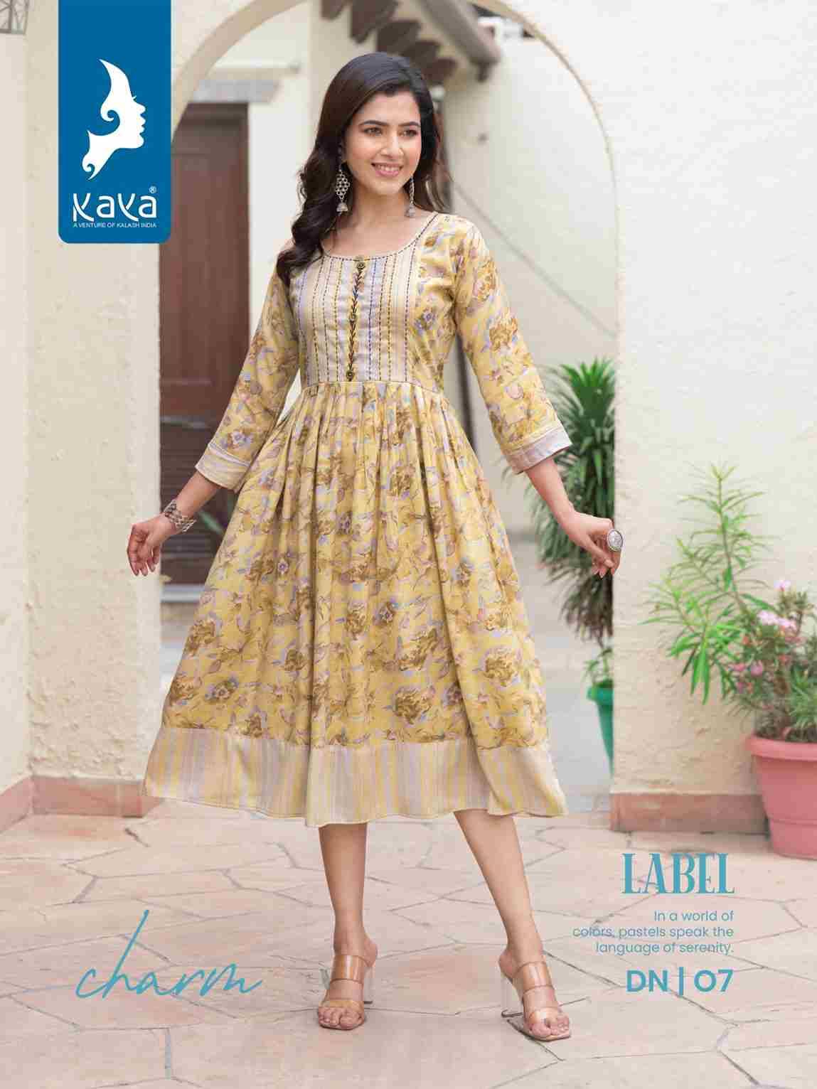 Label By Kaya 01 To 08 Series Designer Stylish Fancy Colorful Beautiful Party Wear & Ethnic Wear Collection Rayon Print Kurtis At Wholesale Price