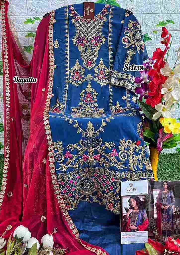 Emaan Adeel Premium Collection Vol-7 By Mahnur Fashion 7001 To 7003 Series Beautiful Pakistani Suits Colorful Stylish Fancy Casual Wear & Ethnic Wear Faux Georgette With Embroidered Dresses At Wholesale Price