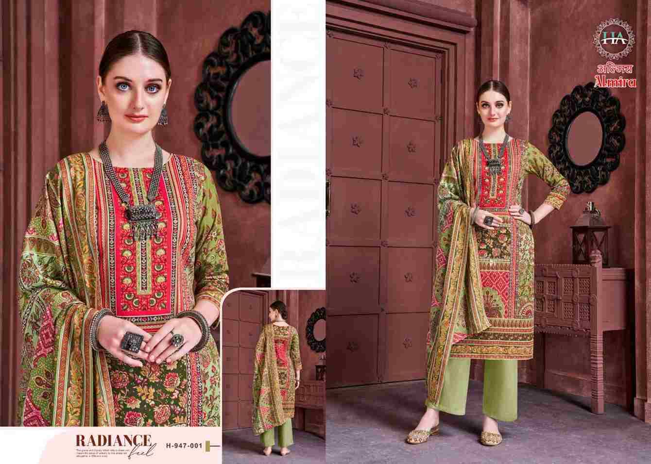 Almira By Harshit Fashion Hub 947-001 To 947-008 Series Beautiful Pakistani Suits Colorful Stylish Fancy Casual Wear & Ethnic Wear Pure Pashmina Digital Printed Dresses At Wholesale Price