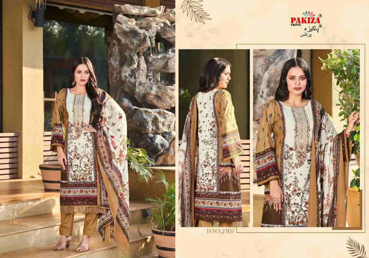Zara Zikra Vol-23 By Pakiza Prints 2301 To 2310 Series Beautiful Festive Suits Colorful Stylish Fancy Casual Wear & Ethnic Wear Lawn Cotton Digital Printed Dresses At Wholesale Price