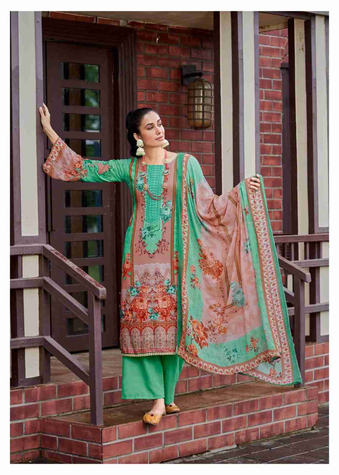 Aza Vol-4 By Hermitage 4001 To 4006 Series Beautiful Festival Suits Stylish Fancy Colorful Casual Wear & Ethnic Wear Pure Viscose Cotton Print Dresses At Wholesale Price