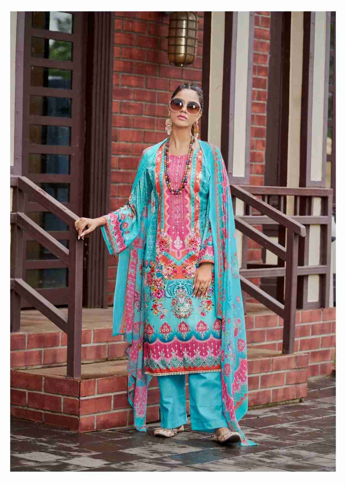 Aza Vol-4 By Hermitage 4001 To 4006 Series Beautiful Festival Suits Stylish Fancy Colorful Casual Wear & Ethnic Wear Pure Viscose Cotton Print Dresses At Wholesale Price