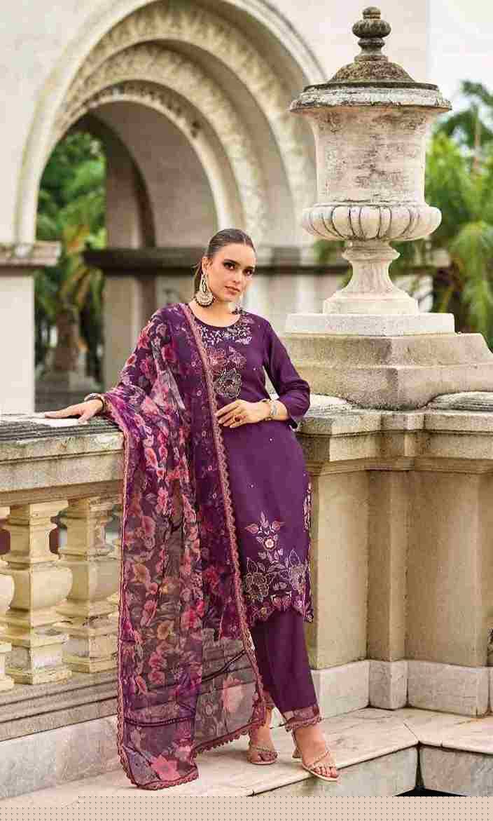 Nazakat Vol-3 By Kailee 42351 To 42355 Series Beautiful Festive Suits Colorful Stylish Fancy Casual Wear & Ethnic Wear Pure Viscose Silk Embroidery Dresses At Wholesale Price