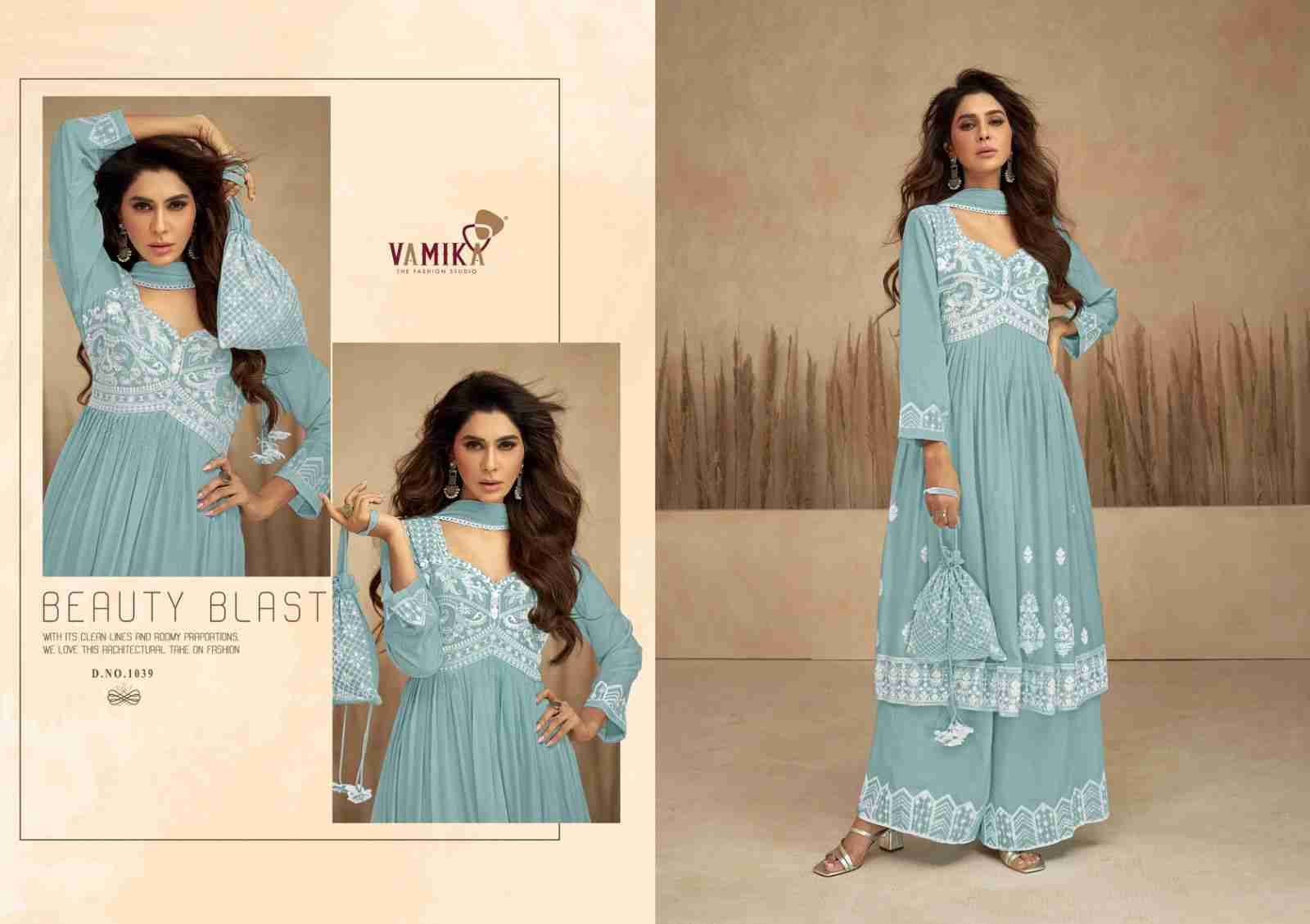 Lakhnavi Vol-7 By Vamika 1037 To 1042 Series Beautiful Stylish Sharara Suits Fancy Colorful Casual Wear & Ethnic Wear & Ready To Wear Pure Rayon Printed Dresses At Wholesale Price