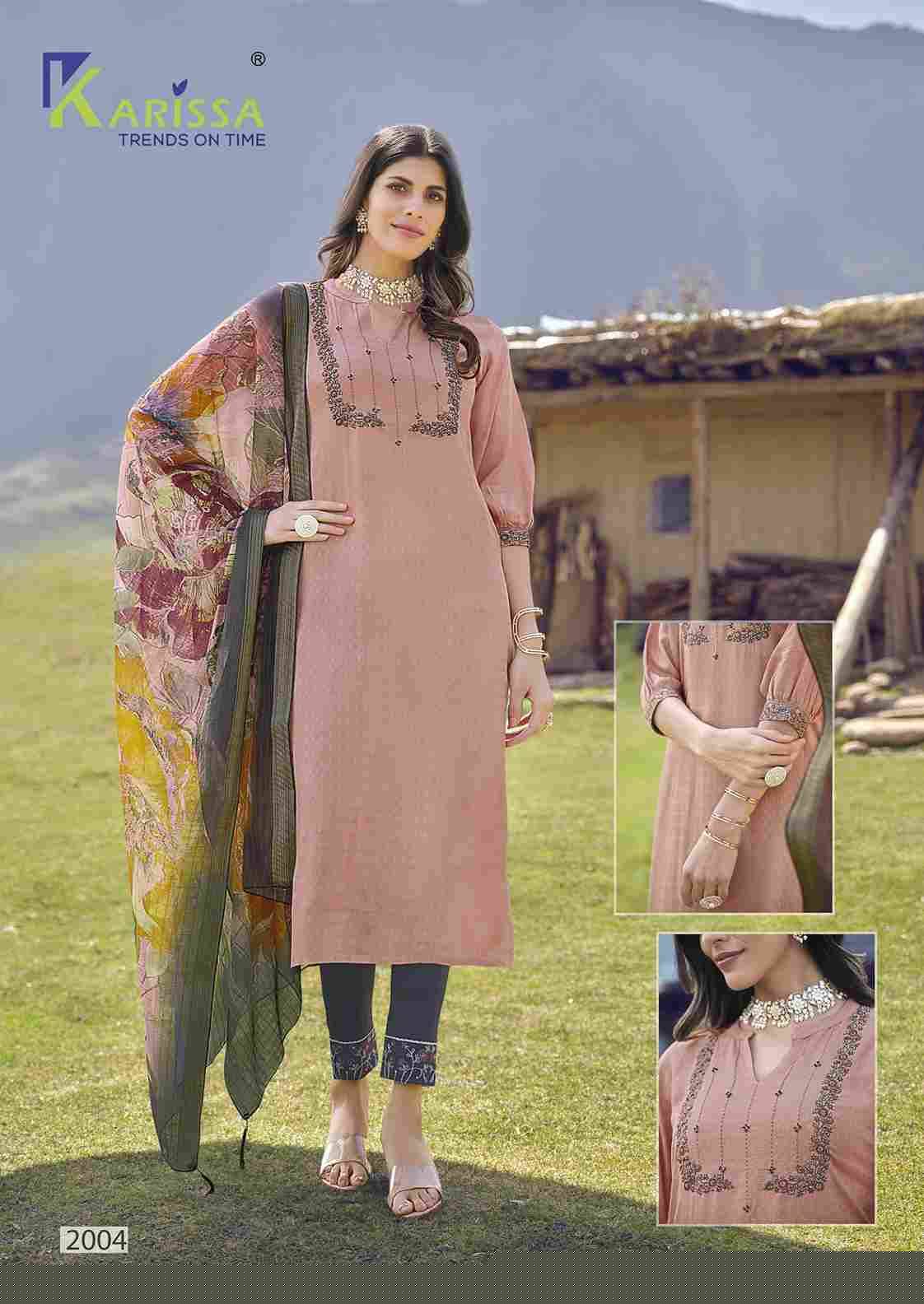 Hazel By Karissa 2001 To 2006 Series Beautiful Stylish Festive Suits Fancy Colorful Casual Wear & Ethnic Wear & Ready To Wear Pure Cotton With Embroidery Dresses At Wholesale Price