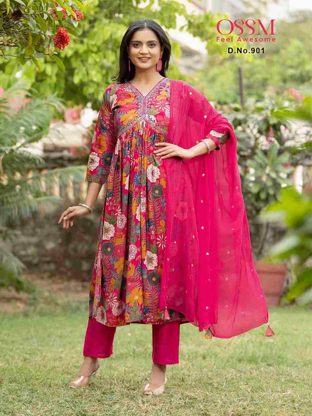 Resham Vol-9 By Ossm 901 To 906 Series Beautiful Stylish Festive Suits Fancy Colorful Casual Wear & Ethnic Wear & Ready To Wear Modal Chanderi Print Dresses At Wholesale Price