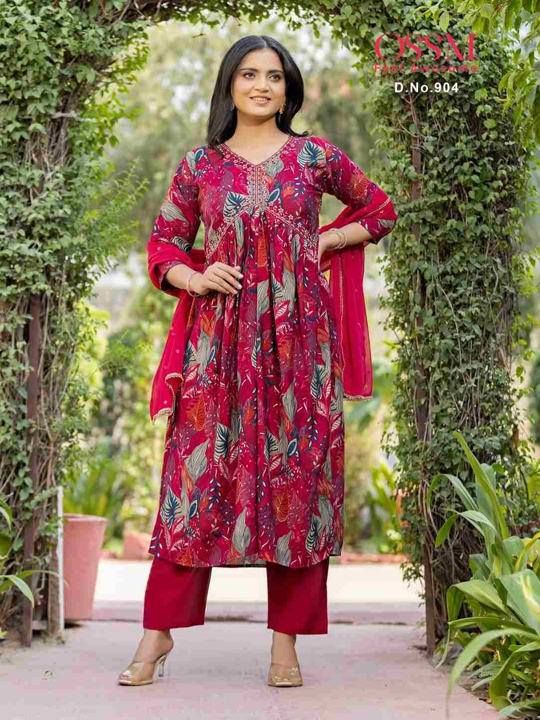 Resham Vol-9 By Ossm 901 To 906 Series Beautiful Stylish Festive Suits Fancy Colorful Casual Wear & Ethnic Wear & Ready To Wear Modal Chanderi Print Dresses At Wholesale Price