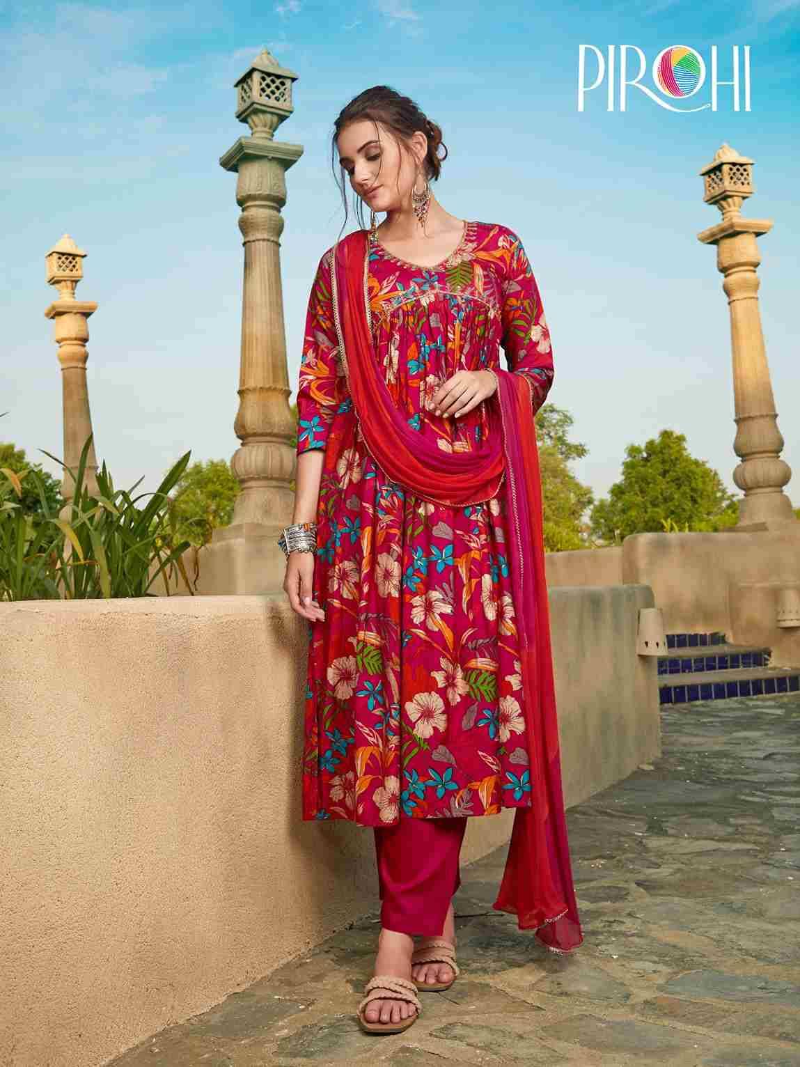 Heeriye Vol-2 By Pirohi 1001 To 1004 Series Festive Suits Beautiful Fancy Colorful Stylish Party Wear & Occasional Wear Muslin Print Dresses At Wholesale Price