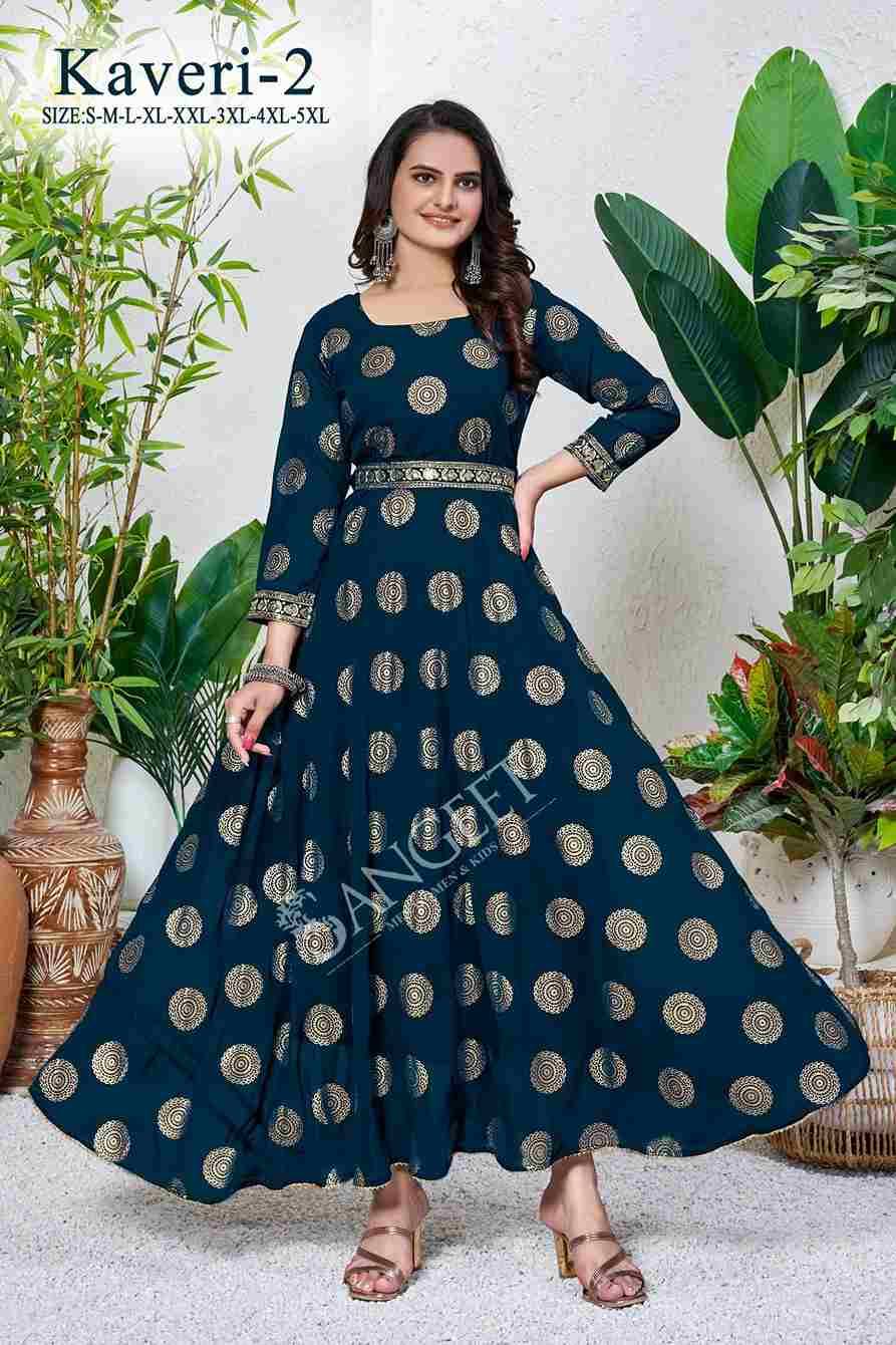 Kaveri Vol-2 By Fashid Wholesale 1001 To 1006 Series Beautiful Stylish Fancy Colorful Casual Wear & Ethnic Wear Faux Georgette Digital Print Gowns At Wholesale Price