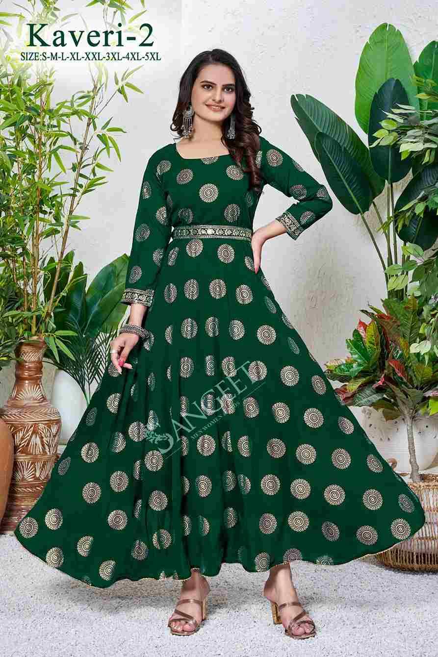 Kaveri Vol-2 By Fashid Wholesale 1001 To 1006 Series Beautiful Stylish Fancy Colorful Casual Wear & Ethnic Wear Faux Georgette Digital Print Gowns At Wholesale Price