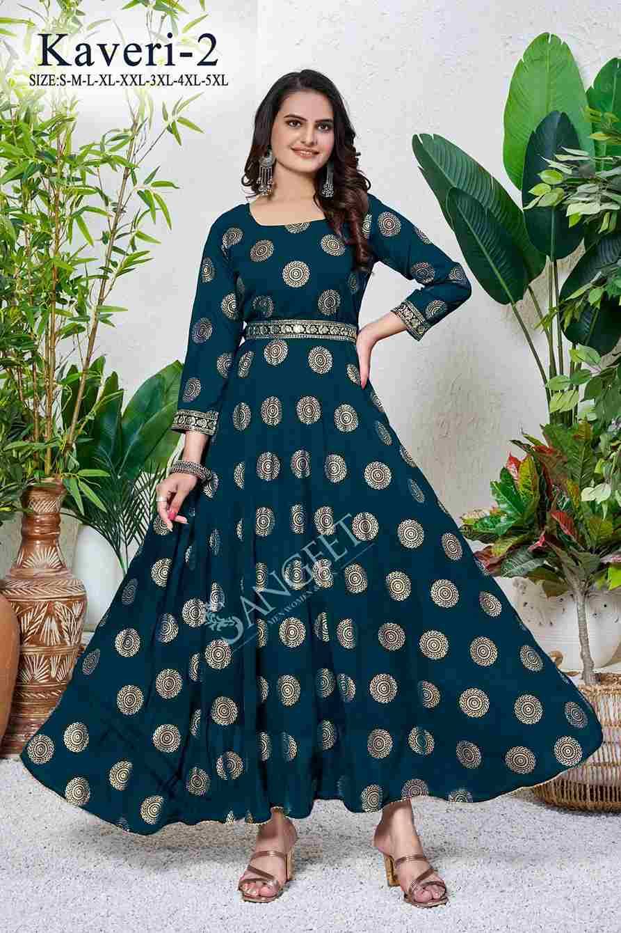 Kaveri Vol-2 By Fashid Wholesale 1001 To 1006 Series Beautiful Stylish Fancy Colorful Casual Wear & Ethnic Wear Faux Georgette Digital Print Gowns At Wholesale Price