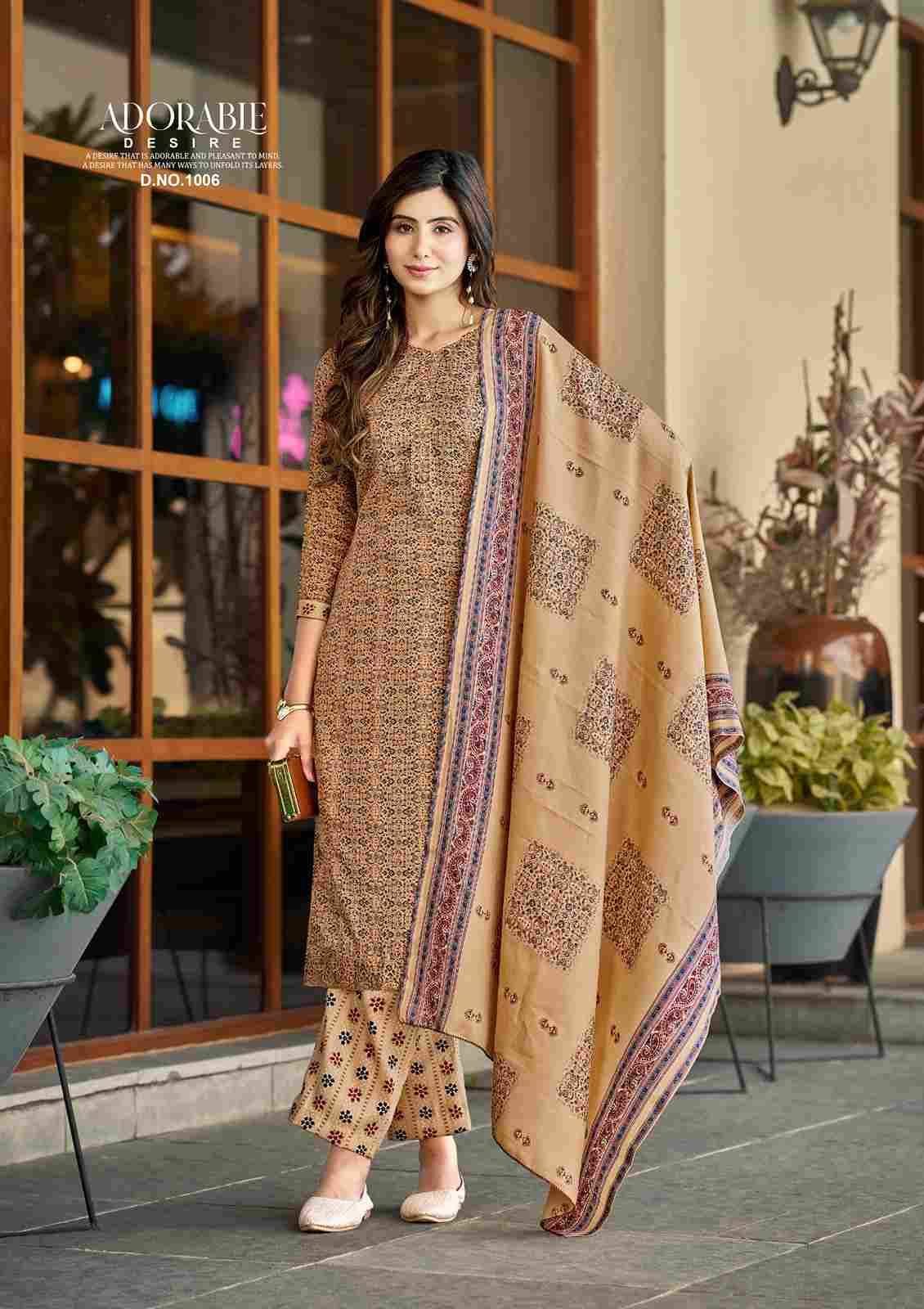 Jasmine By Roli Moli 1001 To 1008 Series Beautiful Festive Suits Colorful Stylish Fancy Casual Wear & Ethnic Wear Pure Pashmina Print Dresses At Wholesale Price