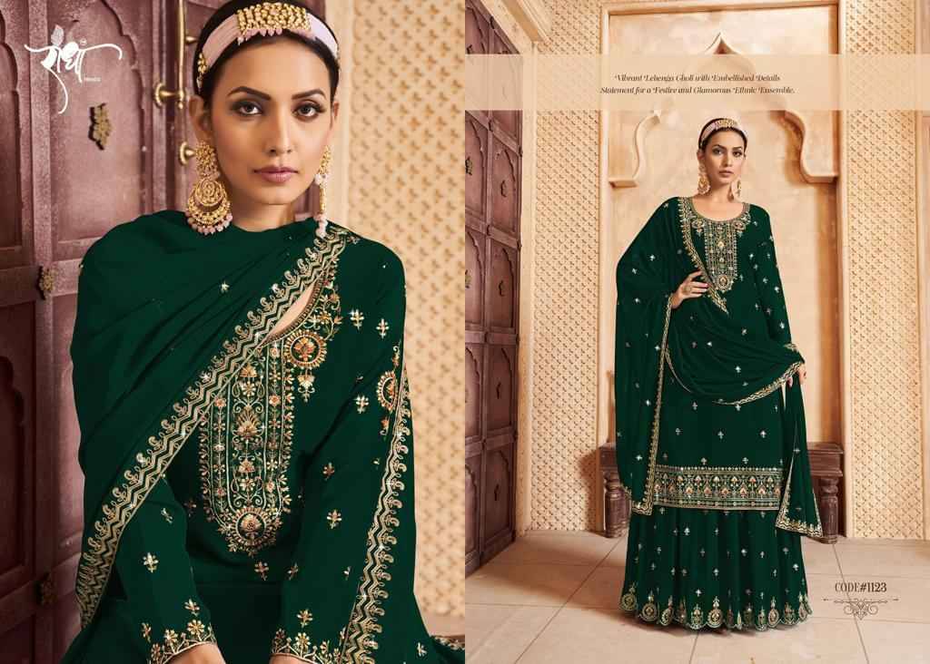 Butterfly Vol-3 By Radha Trendz 1121 To 1124 Designer Suits Beautiful Fancy Colorful Stylish Party Wear & Occasional Wear Georgette Embroidered Dresses At Wholesale Price