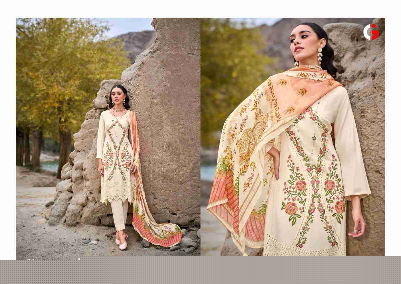Mehtaab By Gull Jee 401 To 406 Series Beautiful Pakistani Suits Colorful Stylish Fancy Casual Wear & Ethnic Wear Viscose Pashmina Embroidered Dresses At Wholesale Price