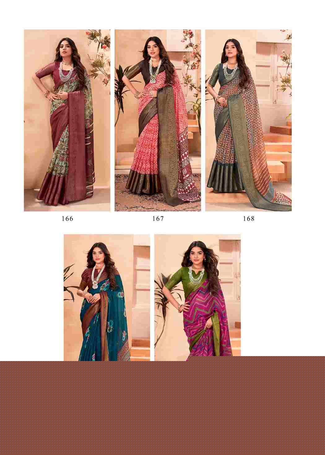 Meerai By SR 161 To 170 Series Indian Traditional Wear Collection Beautiful Stylish Fancy Colorful Party Wear & Occasional Wear Soft Cotton Sarees At Wholesale Price