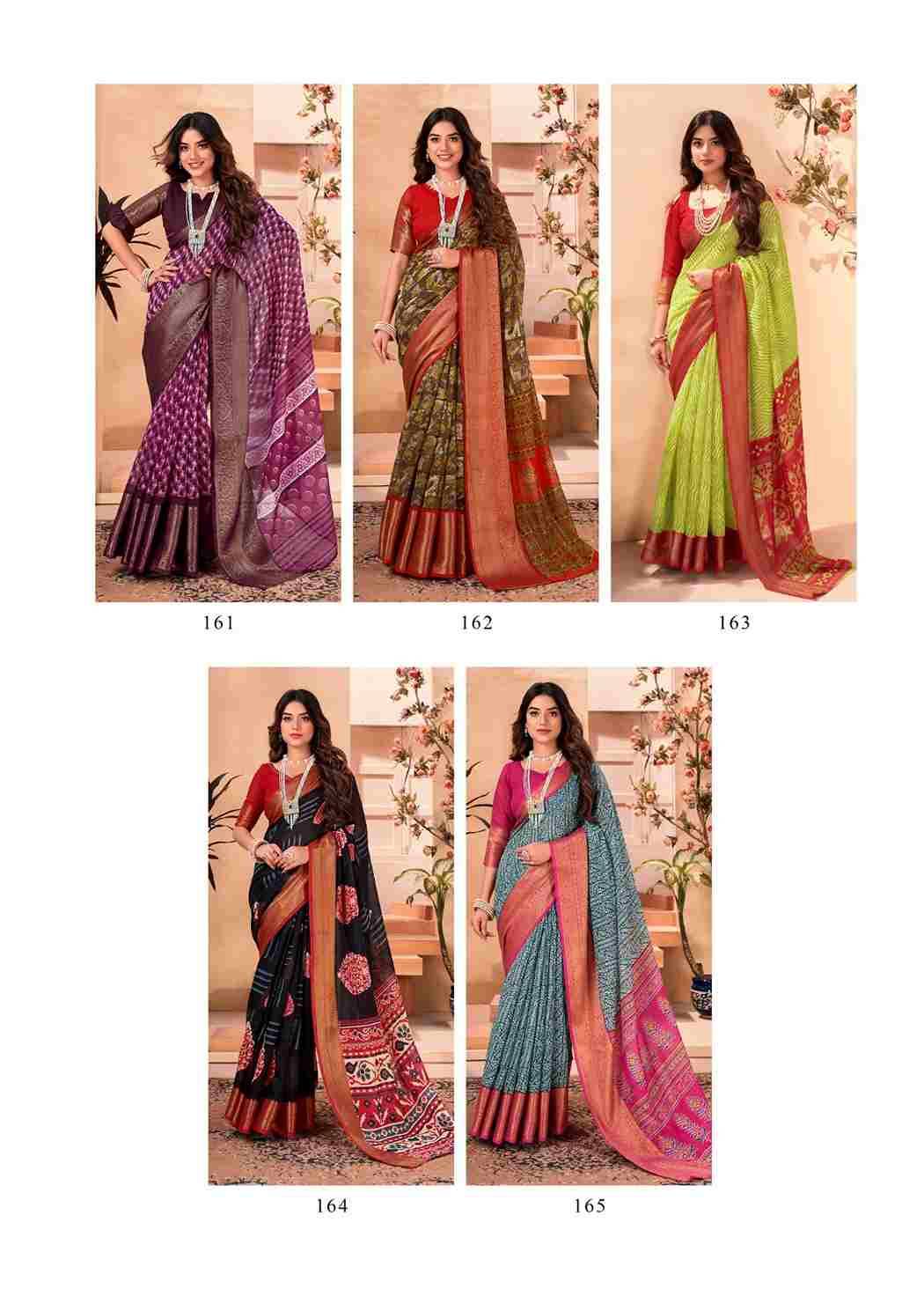 Meerai By SR 161 To 170 Series Indian Traditional Wear Collection Beautiful Stylish Fancy Colorful Party Wear & Occasional Wear Soft Cotton Sarees At Wholesale Price