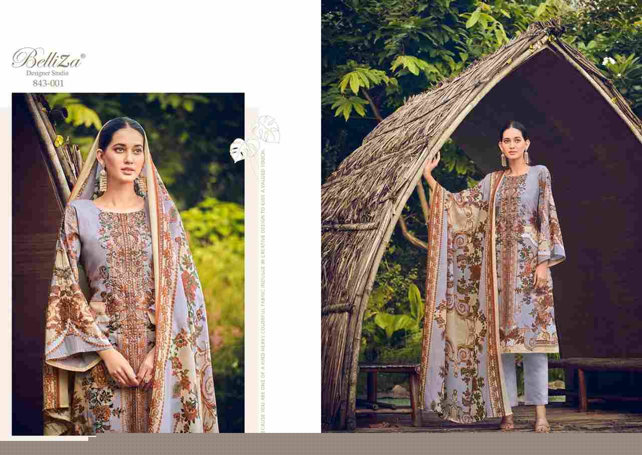 Naira Vol-20 By Belliza 843-001 To 843-010 Series Beautiful Festive Suits Colorful Stylish Fancy Casual Wear & Ethnic Wear Pure Cotton Digital Print Dresses At Wholesale Price