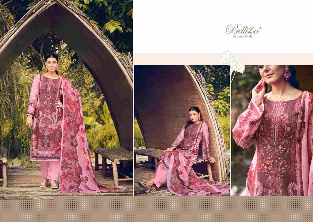 Naira Vol-20 By Belliza 843-001 To 843-010 Series Beautiful Festive Suits Colorful Stylish Fancy Casual Wear & Ethnic Wear Pure Cotton Digital Print Dresses At Wholesale Price